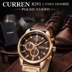 Reloj Curren 8291 Para Hombre Pulso Cuero